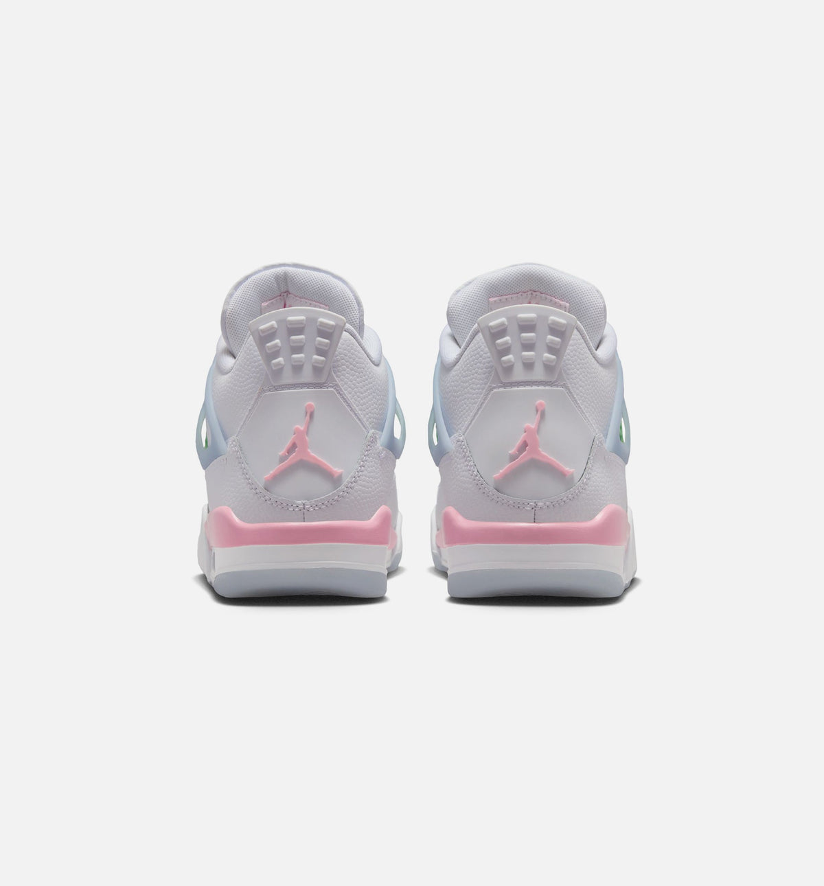 Air Jordan 4 Retro Medium Soft Pink Big Kids' Lifestyle Shoes - White/Medium Soft Pink/Half Blue